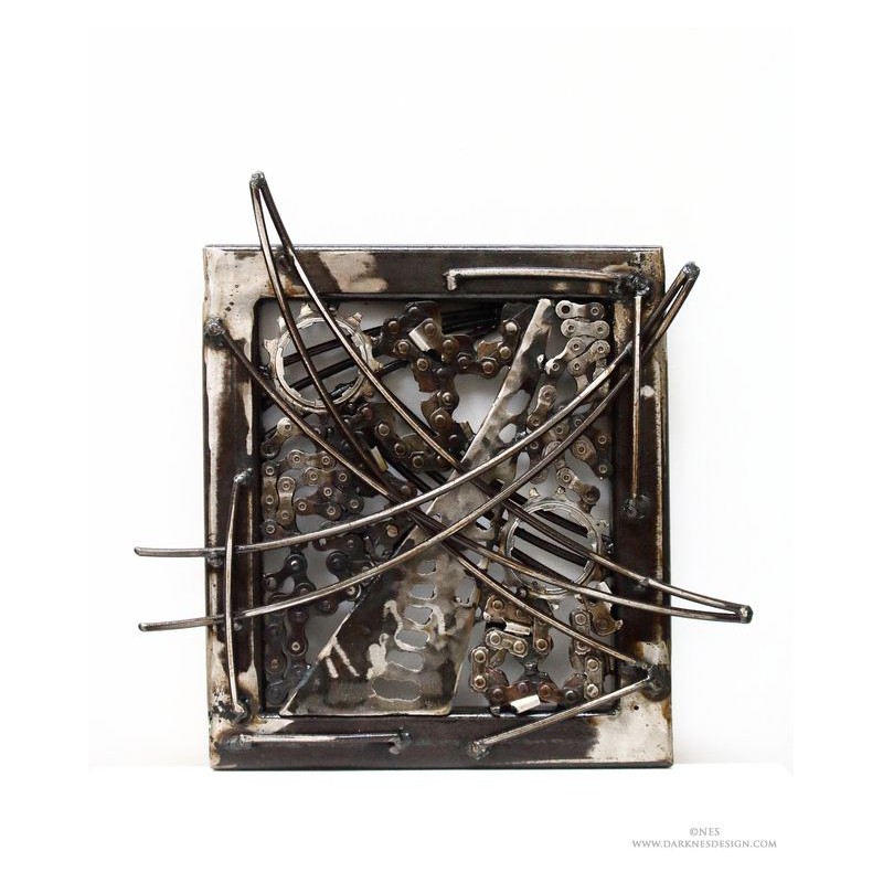 Tableau n°3 sculpture en métal