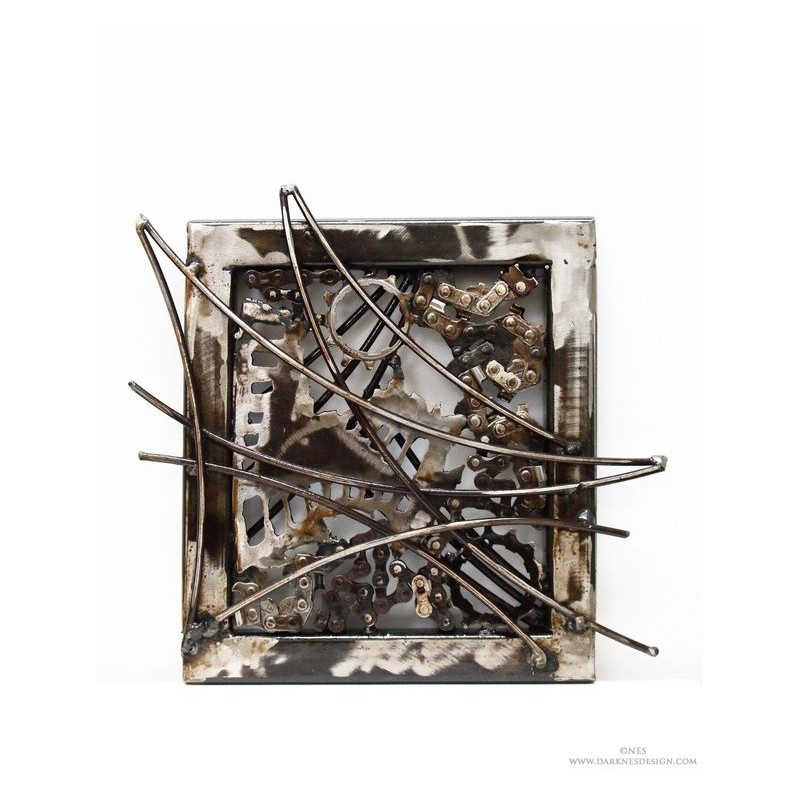 Tableau n°3 sculpture en métal