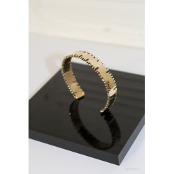 Bracelet en laiton découpé