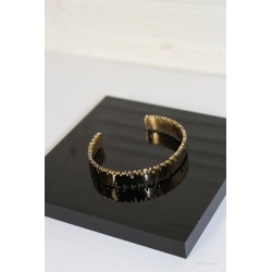 Bracelet en laiton découpé