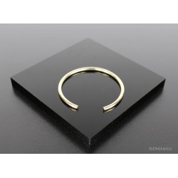 Bracelet jonc en laiton 3 mm 16 cm