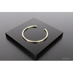 Bracelet jonc en laiton 3 mm 16,7 cm