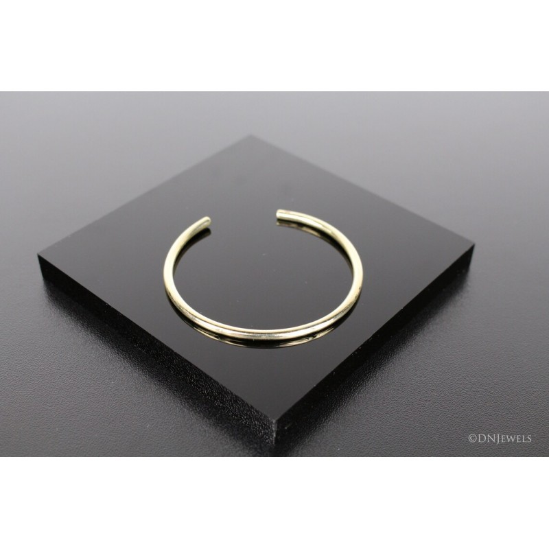 Bracelet jonc en laiton 3 mm 16,7 cm